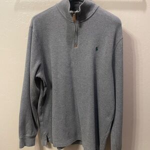 Ralph Lauren 1/4 zip gray